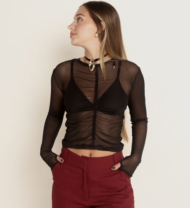 Blusa Zoe – preto
