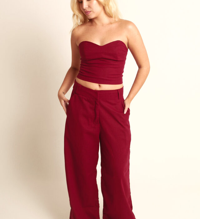Calça Julie – vinho