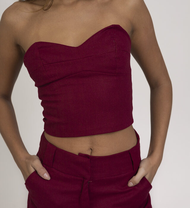 Cropped Olivia – vinho