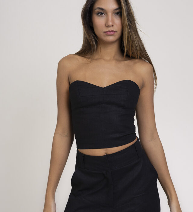 Cropped Olivia – preto