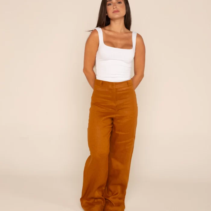 Calça Clara - caramelo